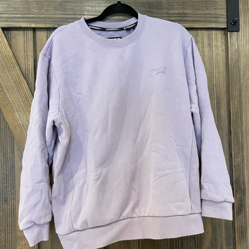 Super Dry Lilac crew neck